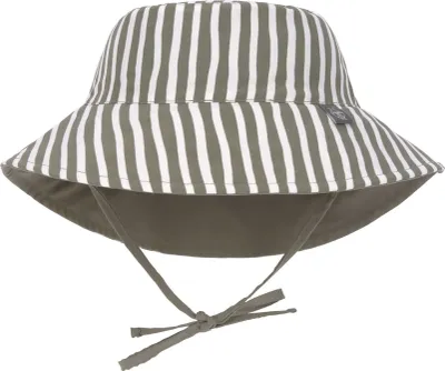 Produktbild von Lässig Splash & Fun Sonnenschutz Sonnenhut Fischerhut mit UV-Schutz - Streifen oliv 19-36 Monate, Größe: 50/51