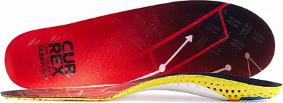 Produktbild von Currexsole RunPro Einlegesohlen Größe 42, Rot, Kunststoff, mit feuchtigkeitsableitender, geruchsabsorbierender Schaumpolsterung für Laufschuhe – für schnellere Regeneration & optimierte Bewegung