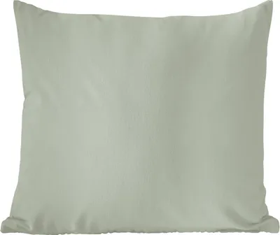 Produktbild von MuchoWow® Zierkissen Sofakissen Wohnzimmer Dekokissen 40x40 cm Mintgrün - Unifarben - Foto Kissen - Schlafzimmer Dekoration