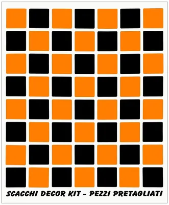 Immagine prodotto di Adesivo Adesivo Karomuster Arancioni - Neri, 20 x 24 cm
