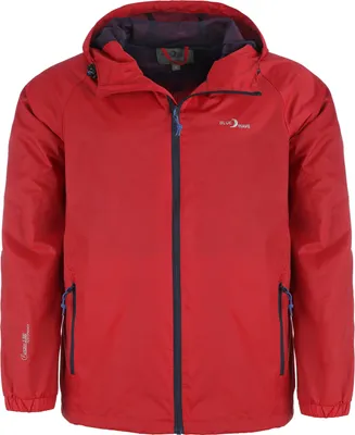 Produktbild von Blue Wave Herren Funktionsjacke Fabian - Outdoor-Jacke Regenjacke Wander- und Fahrradjacke in Rot Größe 5XL