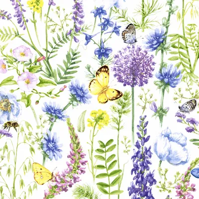 Produktbild von RP 20 Cocktailservietten Springtime 24x24cm
