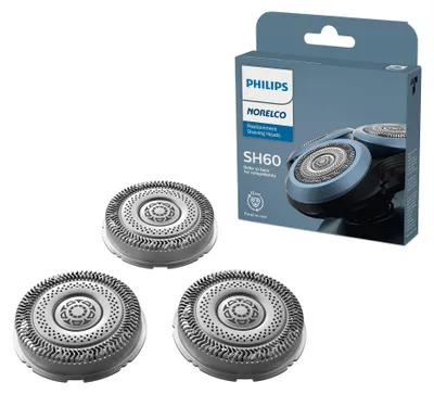 Obrázok produktu pre Philips SH60/72, Holiaca hlava, 3 hlava/hlavy, Čierna, Philips, Series 6000