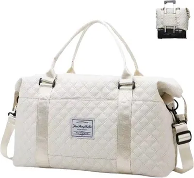 Image de CarryQuest® - Sac de voyage cabine, nylon, blanc