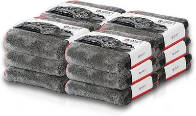 Productafbeelding van Set van 12 Premium Microvezeldoeken 600 GSM - Ultra Zacht en Pluisvrij voor Auto's