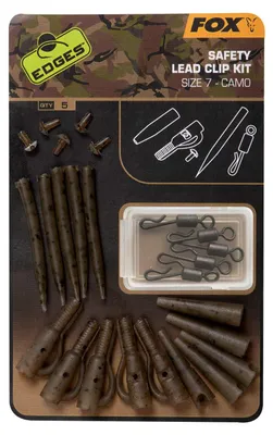 Produktbild von Fox Edges Camo Safety Lead Cip Kit Gr. 7 - 5 Leadclips