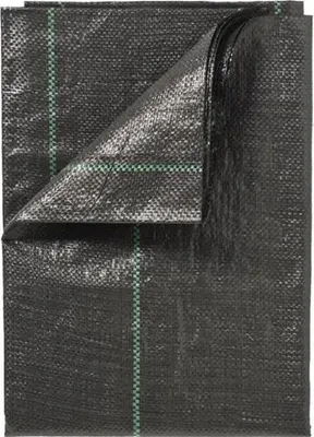 Image de Toile de Paillage Paysages Noire, 1 x 25 m, Traitée Anti UV, 100 g/m²
