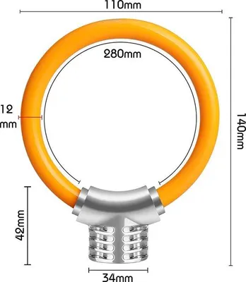 Produktbild von Famanu Fahrradschloss - sicher und langlebig