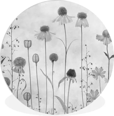 Produktbild von MuchoWow® - Wand Kreis - Das Schlafzimmer - Die Bilder - Wandmalerei - Kunst für das Haus - das Plastik