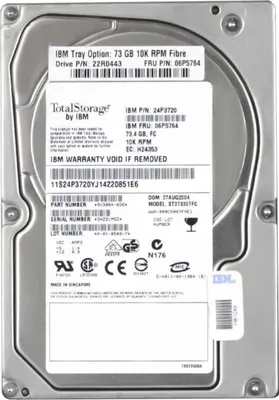 Produktbild von Seagate 73.3GB HDD Cheetah, Fiberkanal, 73,4 GB, 8,89 cm (3.5"), 7,9W, 0,97A, 5 - 55 °C