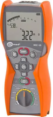 Immagine prodotto di Sonel Mic 10 Misuratore di isolamento calibrato su Iso Misura di capacità