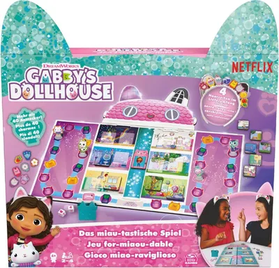 Produktbild von Gabby‘s Dollhouse Miau-tastisches Spiel, Brettspiel
