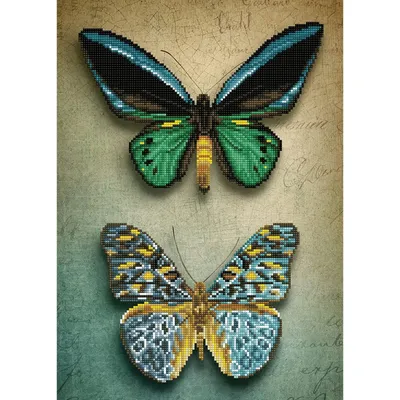 Produktbild von Antique Butterflies Diamond Dotz: 52x 37 cm