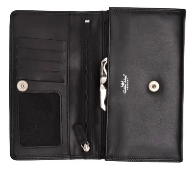 Produktbild von Golden Head Geldbörse Polo RFID Protect French Coin Purse Wallet Black schwarz