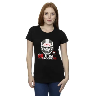 Produktbild von Star Wars - "The Bad Batch 99 Clone Troopers" T-Shirt für Damen BI38334 (XXL) (Schwarz)