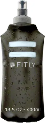 Produktbild von Soft Water Bottle 400 ml, faltbare Wasserflasche, für Läufer, Wanderer, Radfahrer