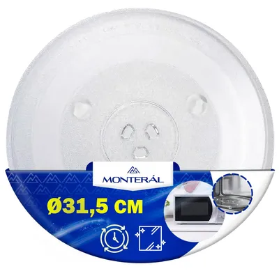 Mikrowellenteller Ø 31,5 cm, 3 Befestigungen, für Candy