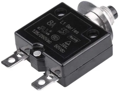 Image de Disjoncteur thermique de réarmement manuel, 20 A - Solution de sécurité - Adapté pour :