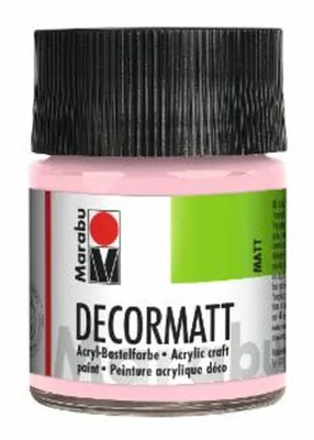 Immagine prodotto di Marabu 1401 05 231 Decormatt Acryl, Wildrose 231, 50 ml