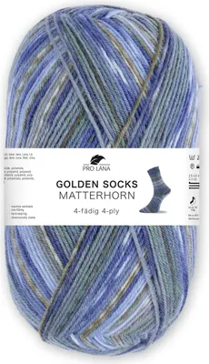 Produktbild von Pro Lana Golden Socks MATTERHORN 100 g 4-fach Sockenwolle mit Farbverlauf Farbe 450.04