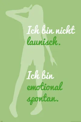Image de Motivational - Je ne suis pas grincheux - Impression de poster - Taille cm