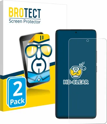 Produktbild von 2x Für Xiaomi Poco F7 Pro Schutzfolie BROTECT Displayschutz Display Schutz Folie Klar Transparent