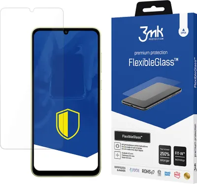 Produktbild von 3MK FlexibleGlass, Samsung, Galaxy A06, Antibakteriell, Schlagfest, Kratzresistent, Splitterfrei, 1 Stück(e)
