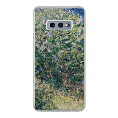 Produktbild von MuchoWow® Handyhülle Schutzhülle Hülle für Samsung Galaxy S10e Fliederbusch - Vincent van Gogh Silikon Softcase Handy Hülle - Handy