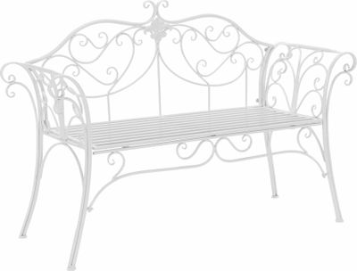 Kondela Zahradní lavička Etelia - bílá