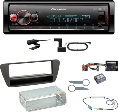 Produktbild von Pioneer MVH-S520DAB MP3 USB FLAC Digitalradio Bluetooth Einbauset für Audi Q3 8U