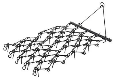 Produktbild von SucceBuy Schleppegge 2250x1140 mm, Kettenegge mit 69 robusten Zähnen, passend für ATV- und UTV-Traktoren, ideal zur Bodenvorbereitung, Aussaat, Landschaftsglättung und Pflege von Kieswegen