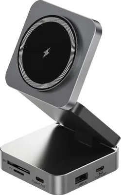 Zdjęcie produktu dla składana stacja ładująca 10 w 1 Magnetyczna ładowarka bezprzewodowa 15 W Wiele złączy Stacja szybkiego ładowania do wielu urządzeń Telefony Słuchawki