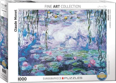 Image de Nymphéas de Claude Monet - 1000 pièces puzzle format 68x48 cm