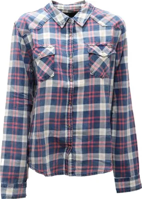 Imagen del producto de 6004AL: Camisa para mujer, corte slim, estilo vintage