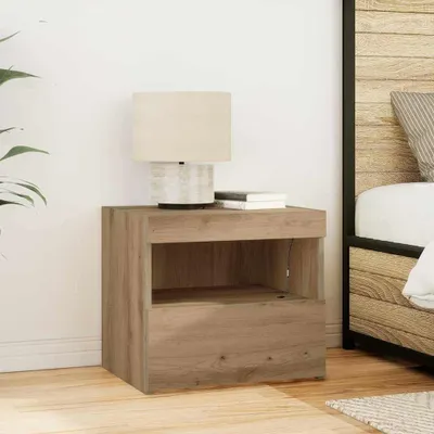 Produktbild von vidaXL Nachttisch Artisan-Eiche 50 x 40 x 45 cm Holzwerkstoff