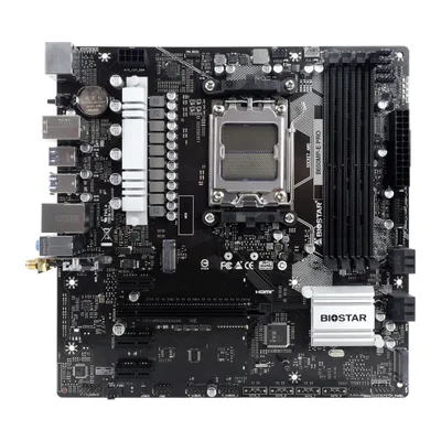 Produktbild von Biostar B650MP-E PRO, AMD, Sockel AM5, AMD Ryzen 7000 Series, Sockel AM5, DDR5-SDRAM, 128 GB