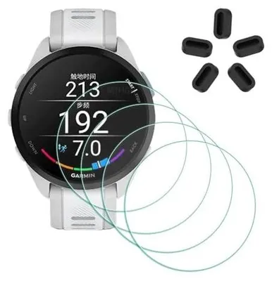 Zdjęcie produktu dla Ochraniacz ekranu szkło hartowane do garmin forerunner 165 4 szt.