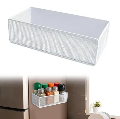 Immagine prodotto di Ripiano magnetico per cucina, bianco, 27x12x7,5 cm, in metallo
