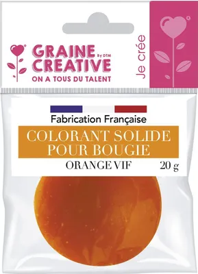 Image de Colorant solide pour bougies 20 g Orange