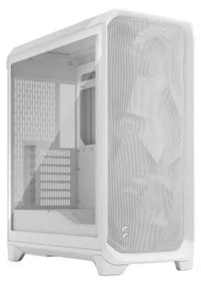 Image de Boîtier PC - FRACTAL DESIGN - Meshify 3 TG - E-ATX (277 mm) - 3 ventilateurs - USB Type-C 20 Gbps - Blanc