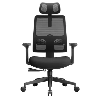 Produktbild von NEWTRAL MagicH003 Ergonomischer Bürostuhl mit Lordosenstütze und 3D-Armlehnen Schwarz