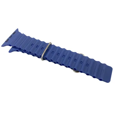 Produktbild von Armband für Apple Watch - Ripple 42MM Blau - Silikon