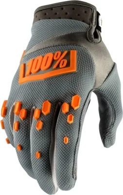 Immagine prodotto di 100% Airmatic Hexa Motocross Handschuhe, grigio/arancio, 2XL