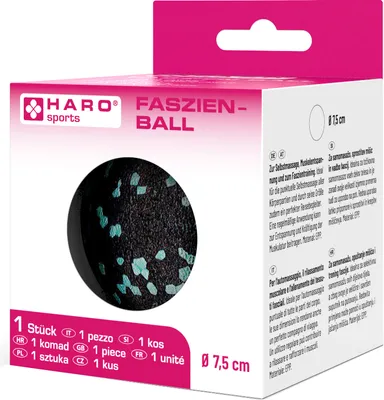 Produktbild von HARO Faszien-Massageball schwarz/mint