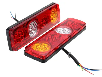 Produktbild von LED-Set: Brems- und Rückleuchten mit Blinker, 12 V, für Lkw, Bus, Sattelzug, Anhänger