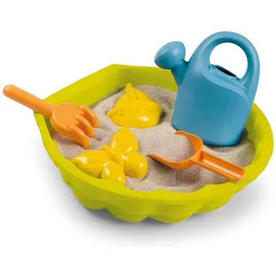 Produktbild von Smoby Sandspielmuschel mit Sandspielzeug