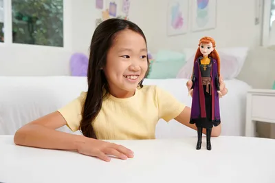 Zdjęcie produktu dla Mattel HLW50 Disney Frozen Core - Anna (strój filmowy 2)