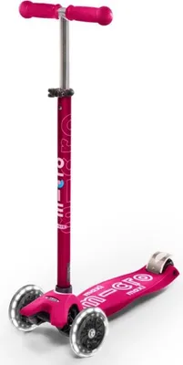 Obrázek produktu pro Micro Mobility Maxi Micro Deluxe LED, Děti, Koloběžka s třemi koly, Ženy, Asfalt, 50 kg, 3 kolo/kola
