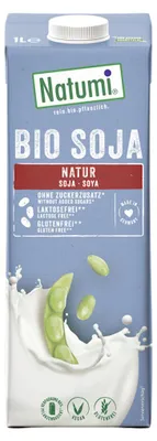 NAPÓJ SOJOWY BEZ DODATKU CUKRÓW BEZGLUTENOWY BIO 1 L - NATUMI
