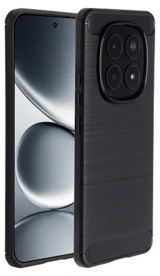 Imagen del producto de Funda con acabado cepillado para Xiaomi Redmi Note 15 Pro Plus (5G) - Negro